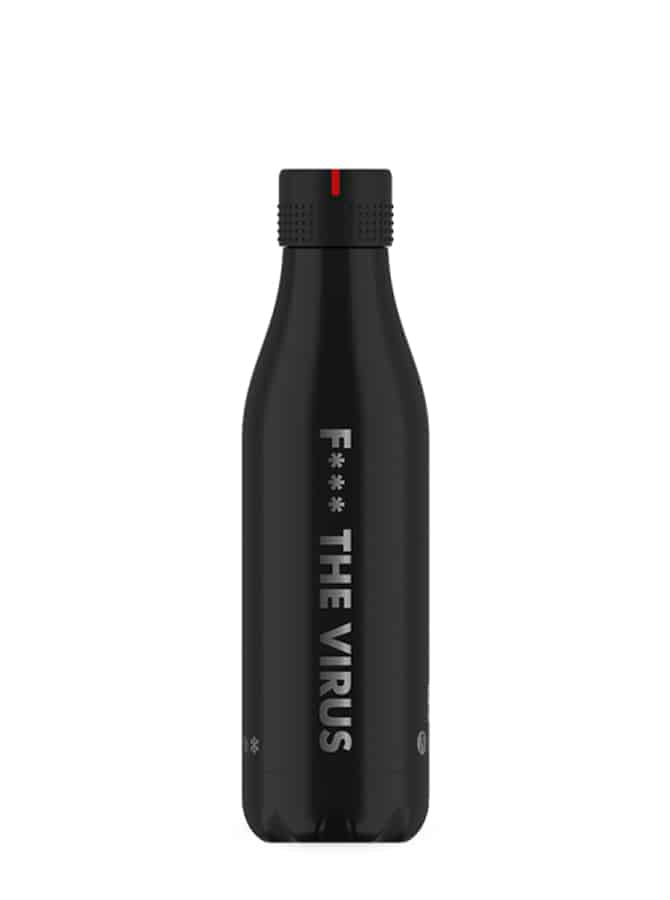 TERMOS BOCA INOX F*** the Virus Black 500 ml
