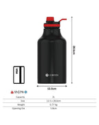 TERMOS BOCA INOX XL Black 2000 ml