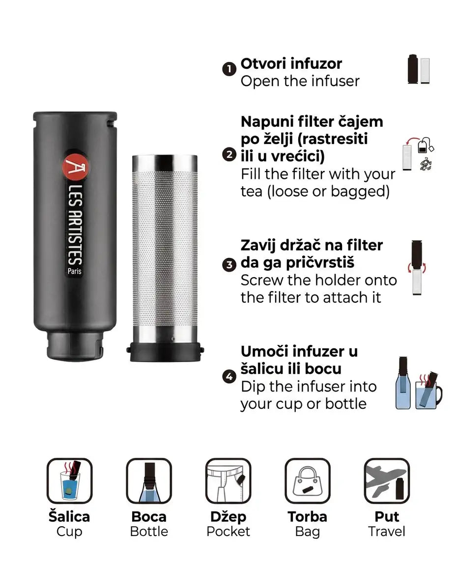 FILTER ZA ČAJ BLACK